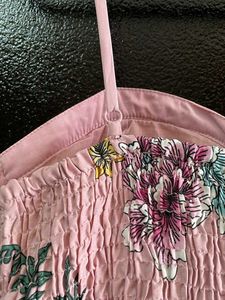 🌸 Beautiful Pink Floral Wide-Leg Jumpsuit 🌸