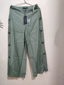 Vero Moda Olive Green Palazzos