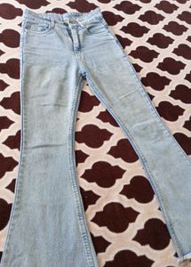 Light Wash Flare Jeans