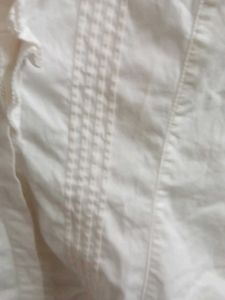 White Short Sleeve Blouse