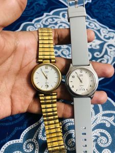 Timex vista 2 vintage watches