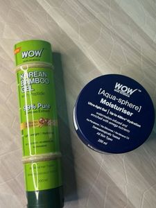 WOW Korean Bamboo Gel & Aqua-Sphere Moisturizer