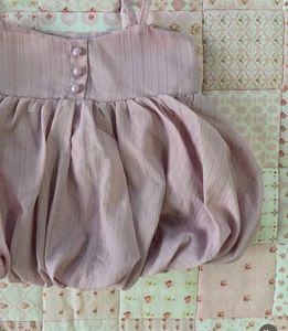 Cute Pink Bubble Romper