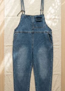Premium Women’s Blue Denim Jumpsuit Overalls - Mul