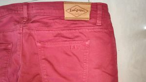 Vibrant Red Women's Pants