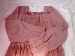 Chic Velvet Smocked Peplum Top