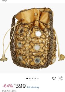 Elegant Embellished Potli Bag