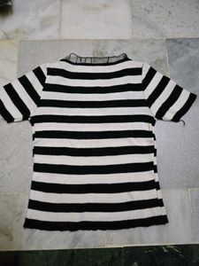 Chic Striped Tunic Top