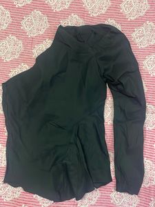 Zara Black One Shoulder Top