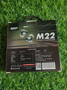 KDM M22 Stereo Earphone black