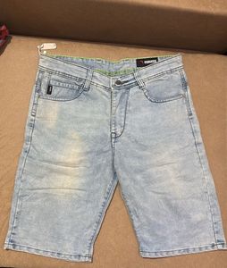 Spykar y2k blue denim shorts new with tag
