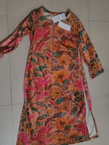 Avaasa new with tag velvet sequin kurti