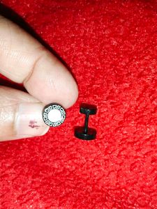 Black Dumble Earrings