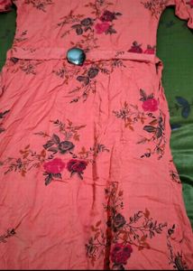 Beautiful Floral Print Gown