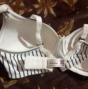 Clovia Printed Padded Full Cup Wire Free bra