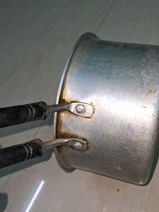 Vintage Aluminum Saucepan with Handle