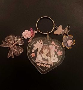 Aesthetic sawako keychain set🌸🍀