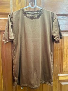 Brown Basic T-Shirt