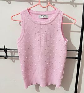Chic Pink Sleeveless Top