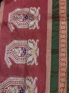 Elegant Maroon Silk Saree