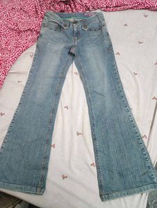 lace embroidery jeans
