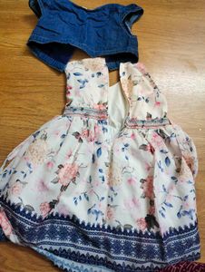 Floral Summer Dress with overcoat
