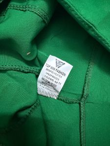 Emerald Green Buttoned Shorts