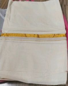 Premium Kerala Dhoti Golden Border | Brand New |