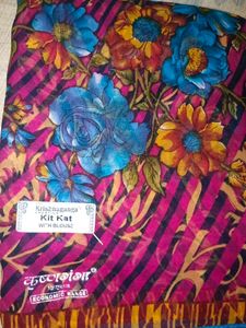 Floral Print Saree with Blouse