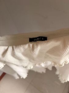Off-Shoulder Ruffled Long Sleeve Top