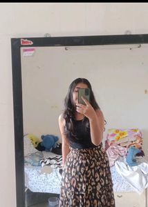 Leopard Print Skirt