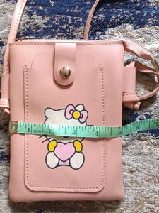 Cute Pink Hello Kitty Sling Bag