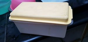 Tupperware bread box