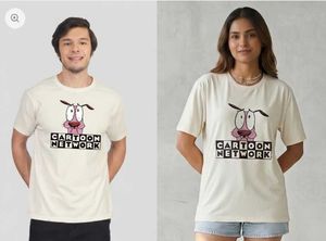UNISEX Cartoon Network Courage the Dog T-Shirt