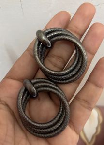 Snake Twist Hoop Earrings