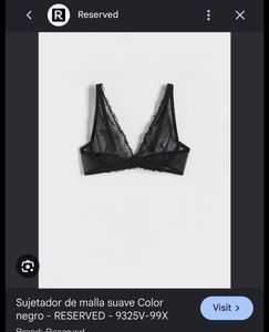 Sheer Bralette - Black