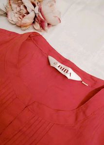 Coral Bandhani Print Tunic