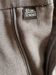 Louis Philippe Men’s Grey Formal Trouser