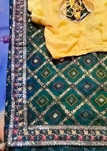 Brand New Bandhani Saree with blouse