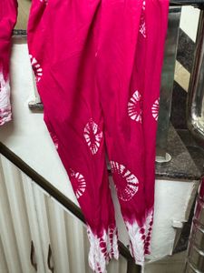 Vibrant Pink Tie-Dye co-ord Set