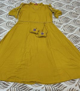 Golden Yellow Kurti