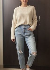 Distressed Denim Jeans