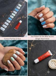 Cute Polka Dot Press-On Nails (12 PCS)