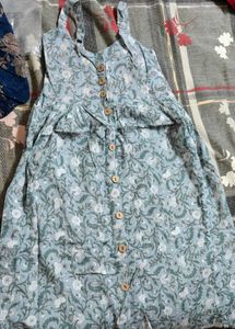 Floral Print Button-Down Mini Dress