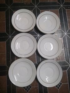 🆕Brand New Tea Cup 6 Plates Set (Not Used It's Ne