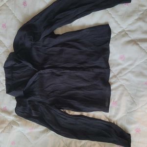 Black long sleeve shirt perfect for casual as well