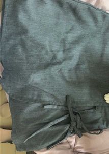 Women's Grey Denim Skirt