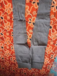 Comfortable Grey Palazzos with Striped Pants combo