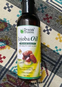 Dravida Organics Jojoba Oil for Hair &amp; Skin