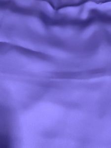 Satin Blue And White Saree With Blouse Piece